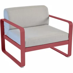 Camif Canapés Et Fauteuils De Jardin>FERMOB Fauteuil Bellevie Gris Flanelle en Aluminium -