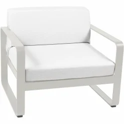 Camif Canapés Et Fauteuils De Jardin>FERMOB Fauteuil Bellevie Blanc Grisé en Aluminium -