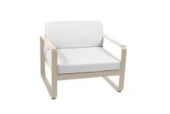 Camif Canapés Et Fauteuils De Jardin>FERMOB Fauteuil Bellevie Blanc Grisé en Aluminium -