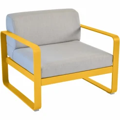 Camif Canapés Et Fauteuils De Jardin>FERMOB Fauteuil Bellevie Gris Flanelle en Aluminium -