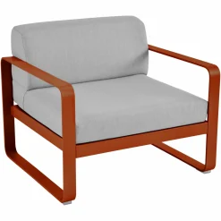 Camif Canapés Et Fauteuils De Jardin>FERMOB Fauteuil Bellevie Gris Flanelle en Aluminium -