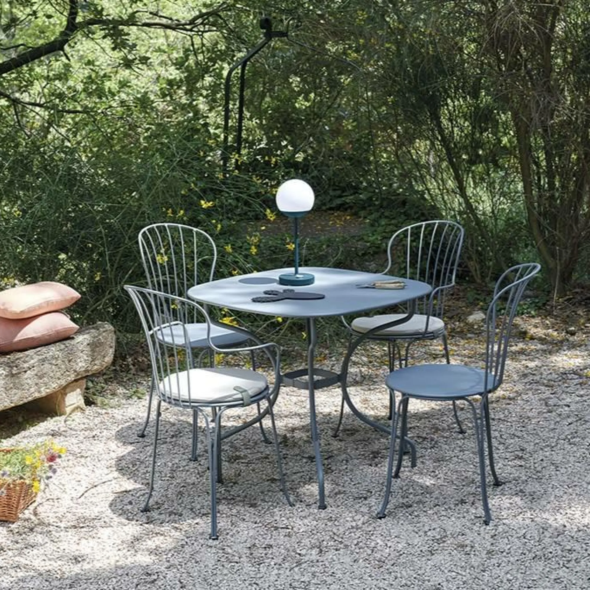 Camif Fauteuils De Jardin>FERMOB Lot de 2 Fauteuils Empilables Opéra+ en Acier -