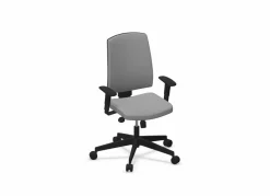 Camif Chaises De Bureau>FLOKK Fauteuil de bureau dossier capitonné et accoudoirs réglables Raya 23S - - Roulettes pour sol dur