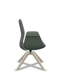 Camif Chaises De Bureau>FLOKK Fauteuil de bureau à dossier inclinable pieds bois Ellie Pro 20HW -
