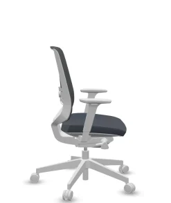 Camif Chaises De Bureau>FLOKK Fauteuil de bureau base grise et dossier résille Light Up 250SL - - Roulettes pour sol souple