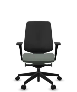 Camif Chaises De Bureau>FLOKK Fauteuil de bureau base noire et dossier résille Light Up 250SL - - Roulettes pour sol dur