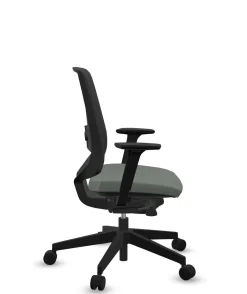 Camif Chaises De Bureau>FLOKK Fauteuil de bureau base noire et dossier résille Light Up 250SL - - Roulettes pour sol dur
