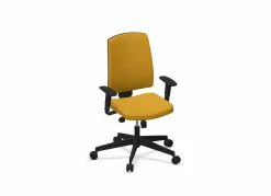 Camif Chaises De Bureau>FLOKK Fauteuil de bureau dossier capitonné et accoudoirs réglables Raya 23S - - Roulettes pour sol dur