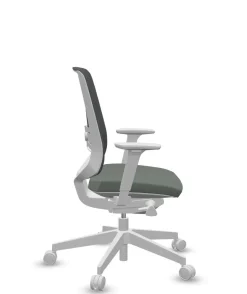 Camif Chaises De Bureau>FLOKK Fauteuil de bureau base grise et dossier résille Light Up 250SL - - Roulettes pour sol dur