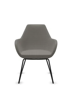 Camif Chaises De Bureau>FLOKK Fauteuil entièrement capitonné pieds luge Fan 10V -