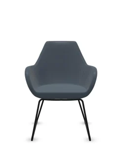 Camif Chaises De Bureau>FLOKK Fauteuil entièrement capitonné pieds luge Fan 10V -