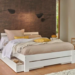 Camif Housses De Couette>Housse de couette percale bio Elise - - 140 x 200 cm