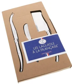 Camif Couteaux De Cuisine>JEAN DUBOST Coffret de 3 couteaux à fromages Laguiole Inox