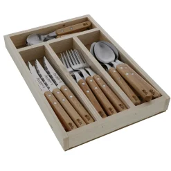 Camif Couverts Et Ménagères|Couverts Et Ménagères>JEAN DUBOST Ménagère 24 pièces Bistrot à la Française