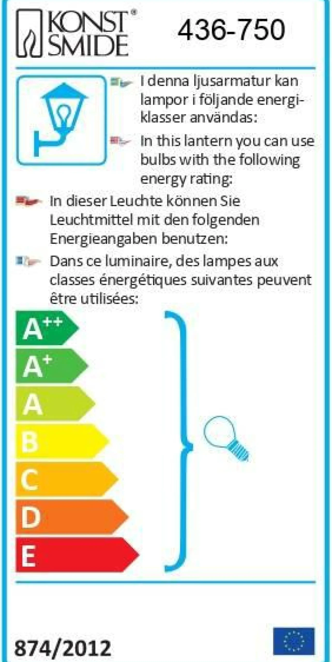 Camif Lampadaires De Jardin|Éclairage D'Extérieur>KONSTSMIDE Borne Lumineuse Benu en Aluminium