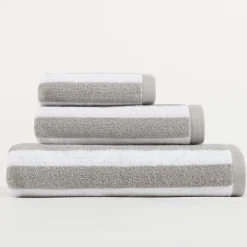 Camif Serviettes De Bain>LASA HOME Serviette de bain coton recyclé Lucia - - 100 x 150 cm