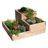 Camif Carrés De Potager>LE CARRE FANTASTIK Carré de Potager 3 Niveaux Effet Graphik Junior en Bois