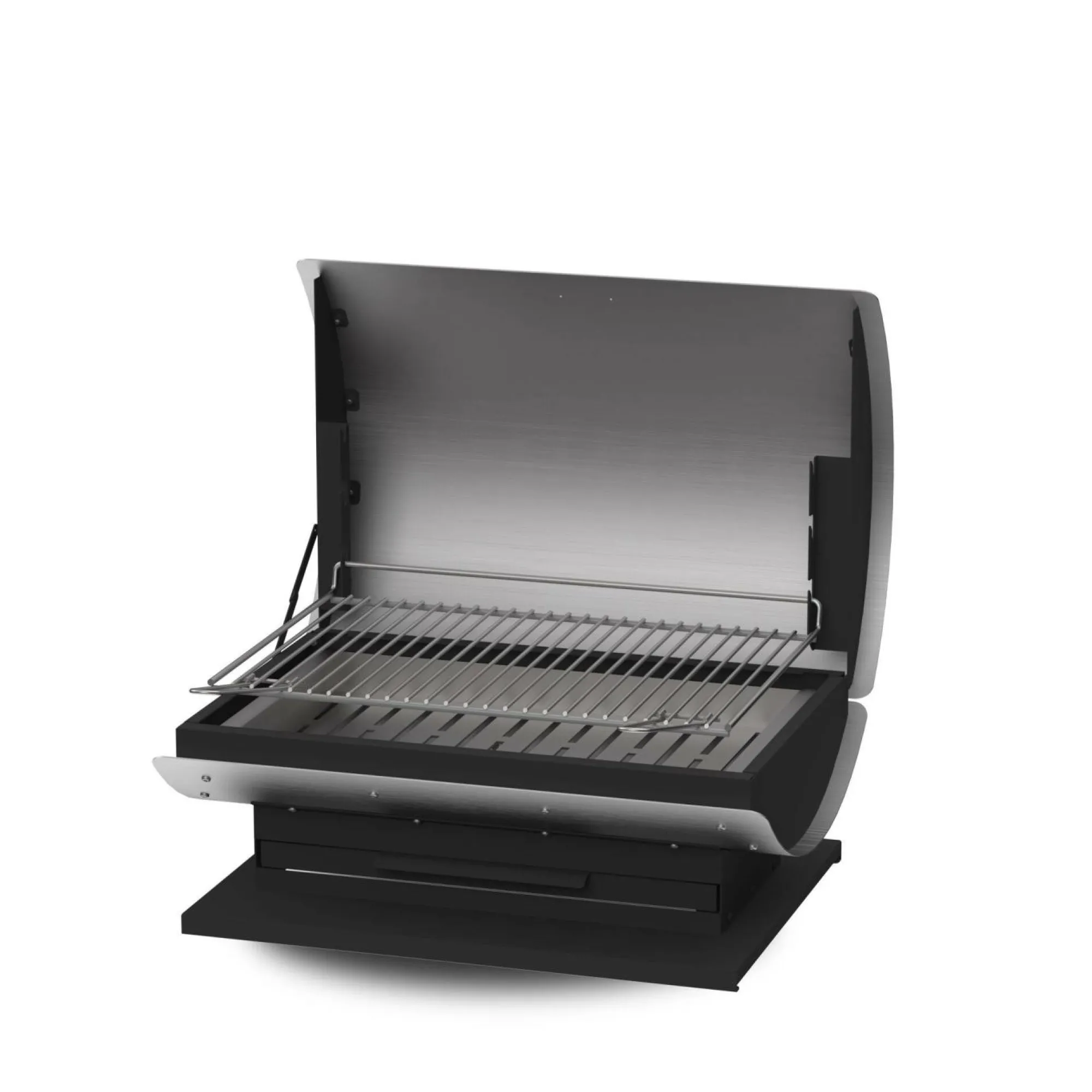Camif Barbecues>LE MARQUIER Barbecue Le Barbecue Français XL60 Duo en Inox et Acier Noir