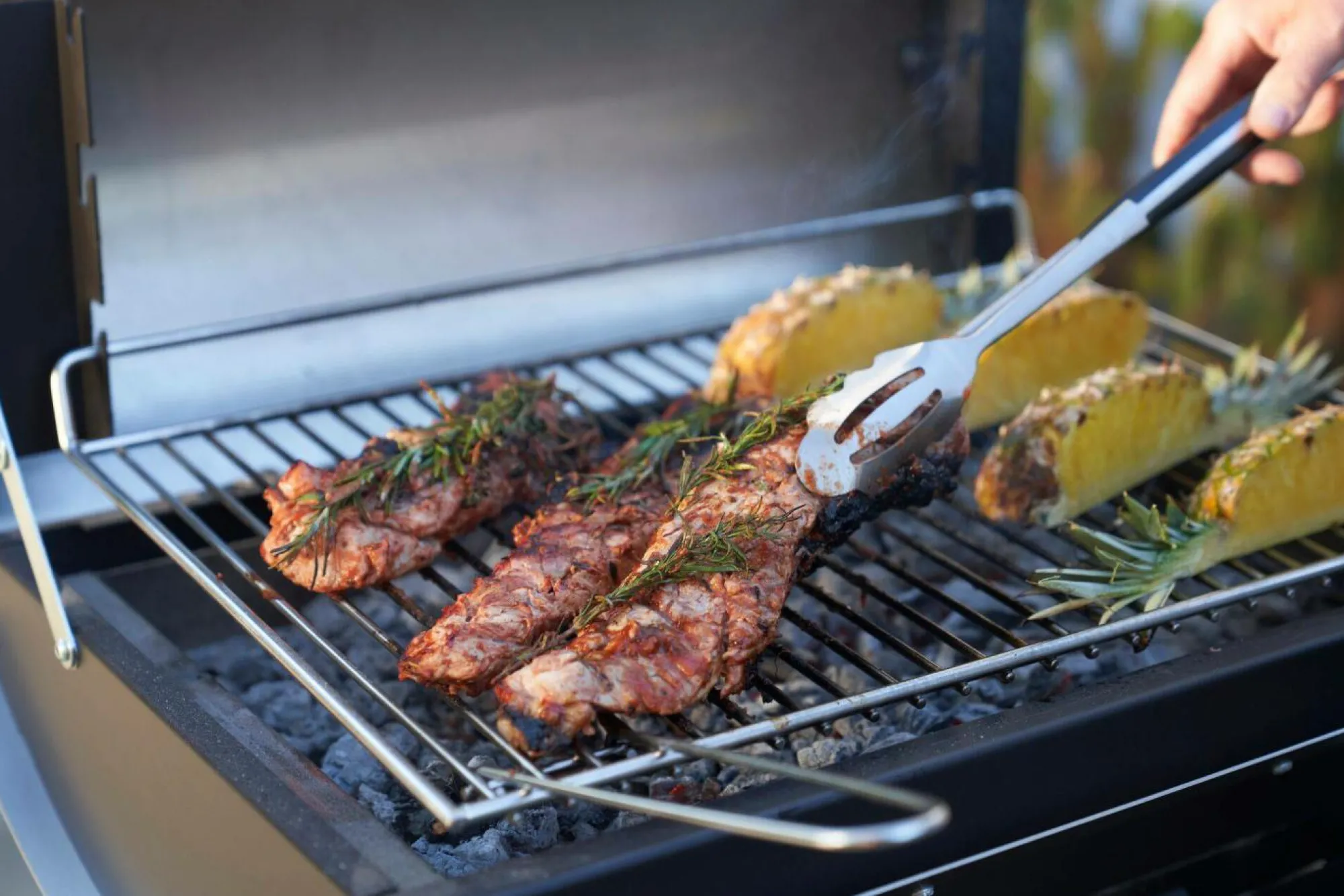 Camif Barbecues>LE MARQUIER Barbecue Le Barbecue Français XL60 Duo en Inox et Acier Noir