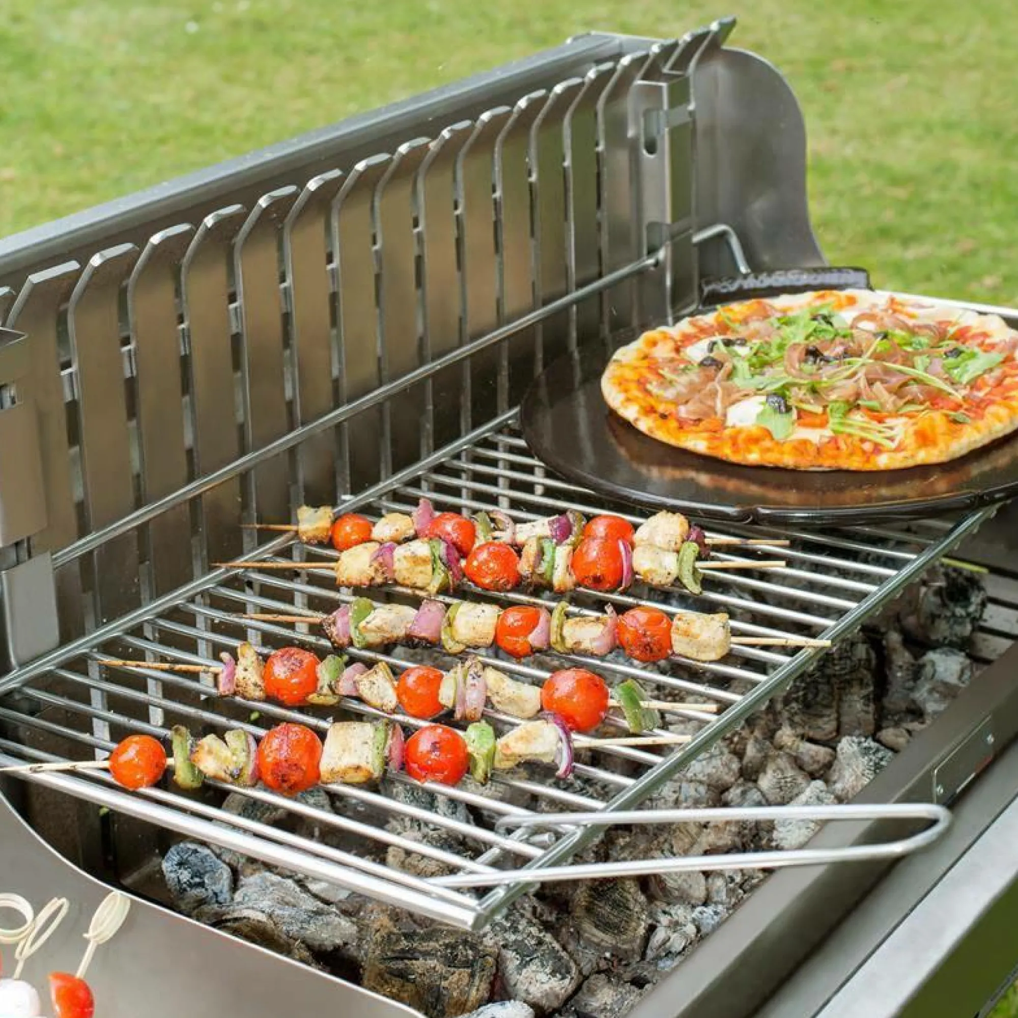Camif Ensembles Planchas Et Dessertes>LE MARQUIER Ensemble Barbecue et Chariot Irissarry en Inox