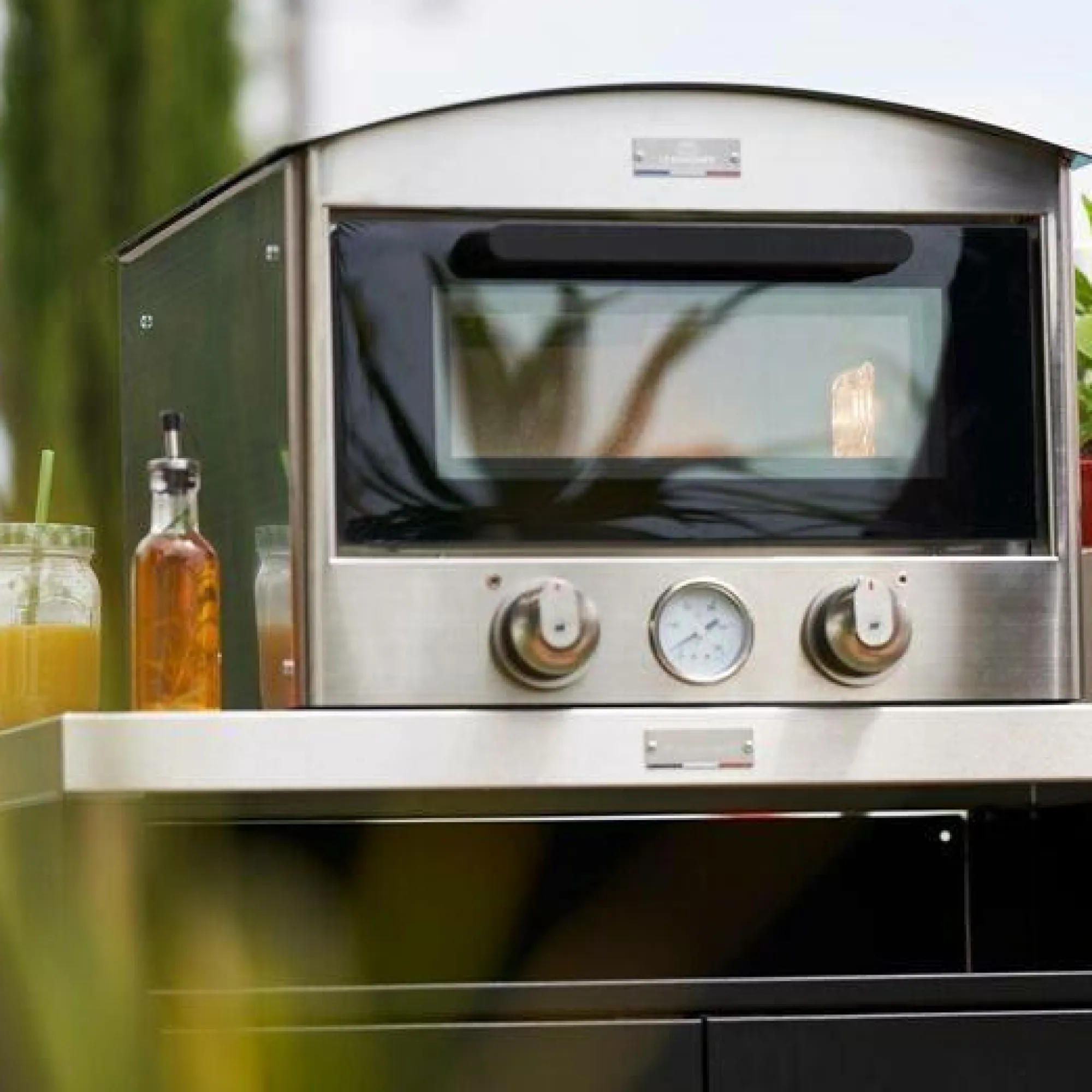 Camif Planchas>LE MARQUIER Four à Pizza Électrique d'Extérieur Signature 450