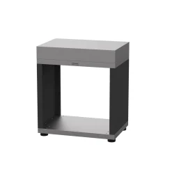 Camif Cuisines D'Extérieur>LE MARQUIER Meuble Ouvert pour Cuisine d'Extérieur 80 x 55 cm en Acier Noir -