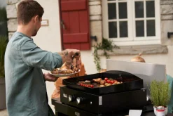 Camif Planchas>LE MARQUIER Plancha Gaz Pure 260 en Acier Noir