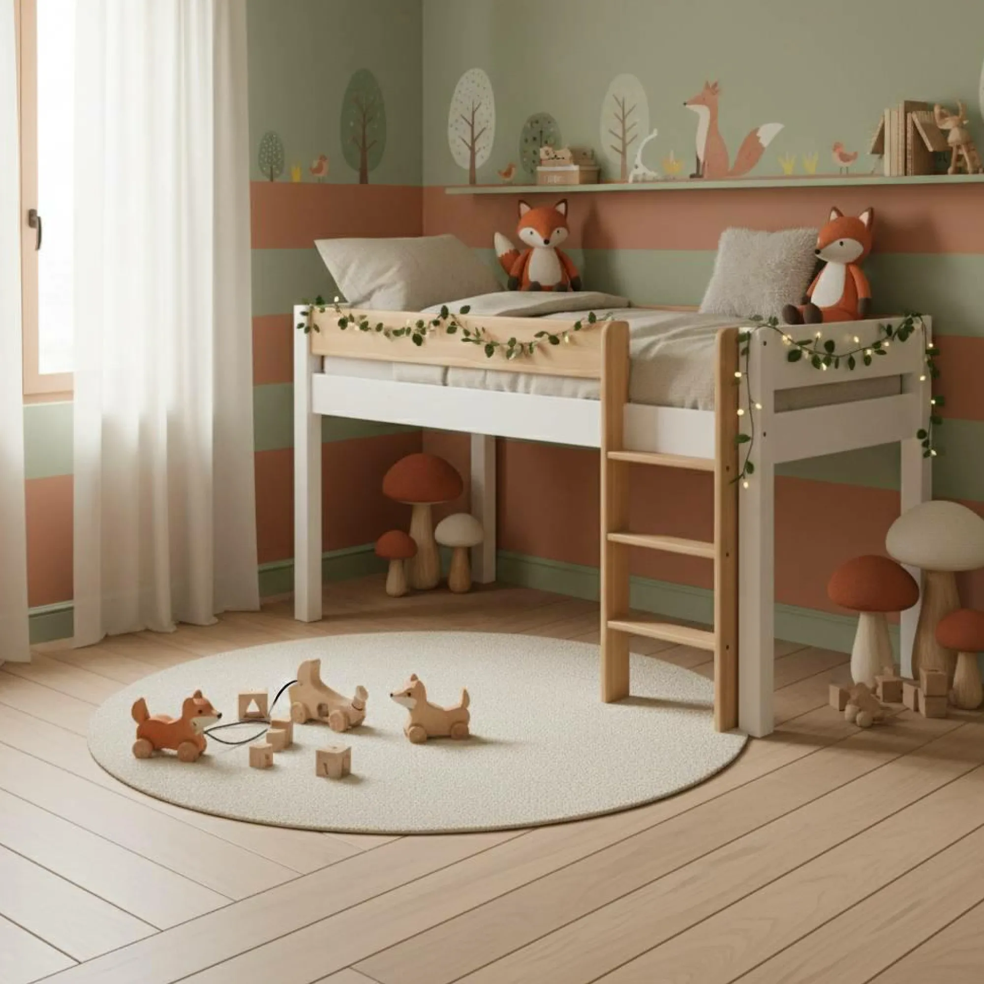 Enfant Camif Chambres Enfant|Chambres Enfant>Lit mi-hauteur Sylvio -