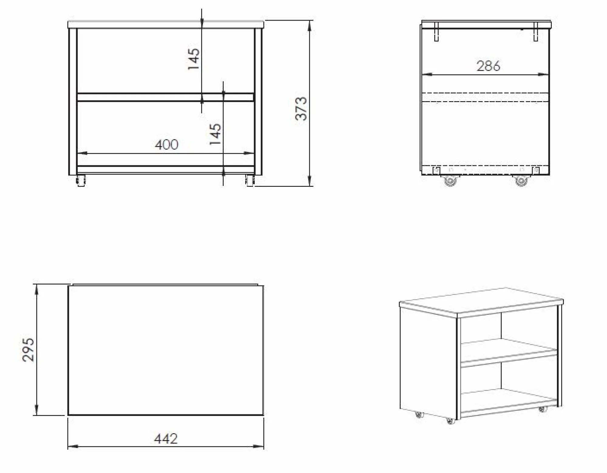 Camif Lits Avec Rangement|Lits Avec Rangement>Lit rangement bois massif Tara - - 140 x 200 cm