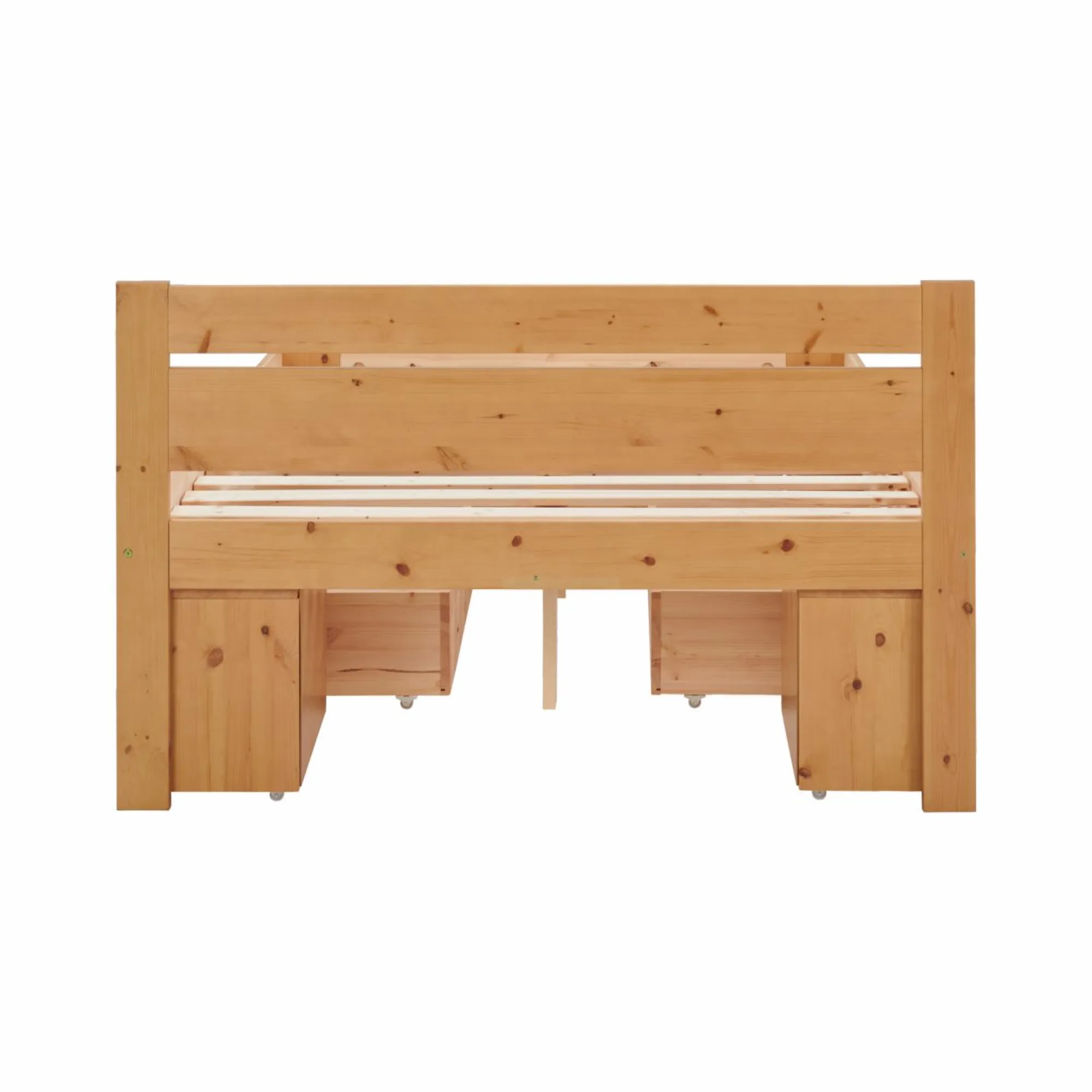 Camif Lits Avec Rangement|Lits Avec Rangement>Lit rangement bois massif Tara - - 140 x 200 cm