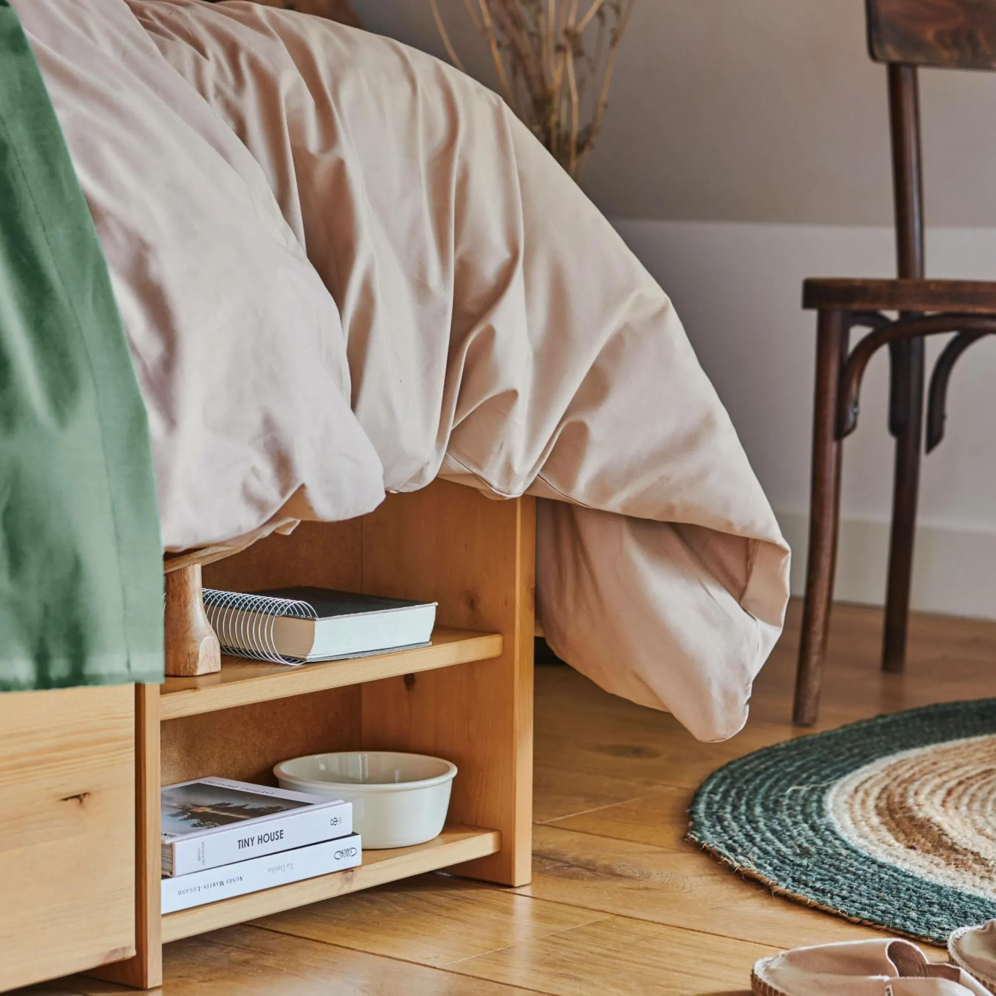 Camif Lits Avec Rangement|Lits Avec Rangement>Lit rangement bois massif Tara - - 140 x 200 cm