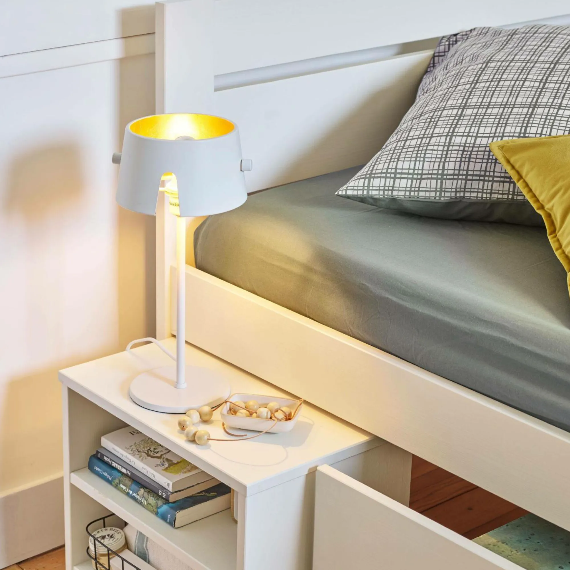 Camif Lits Avec Rangement|Lits Avec Rangement>Lit rangement bois massif Tara - - 140 x 200 cm