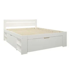 Camif Lits Avec Rangement|Lits Avec Rangement>Lit rangement bois massif Tara - - 140 x 190 cm