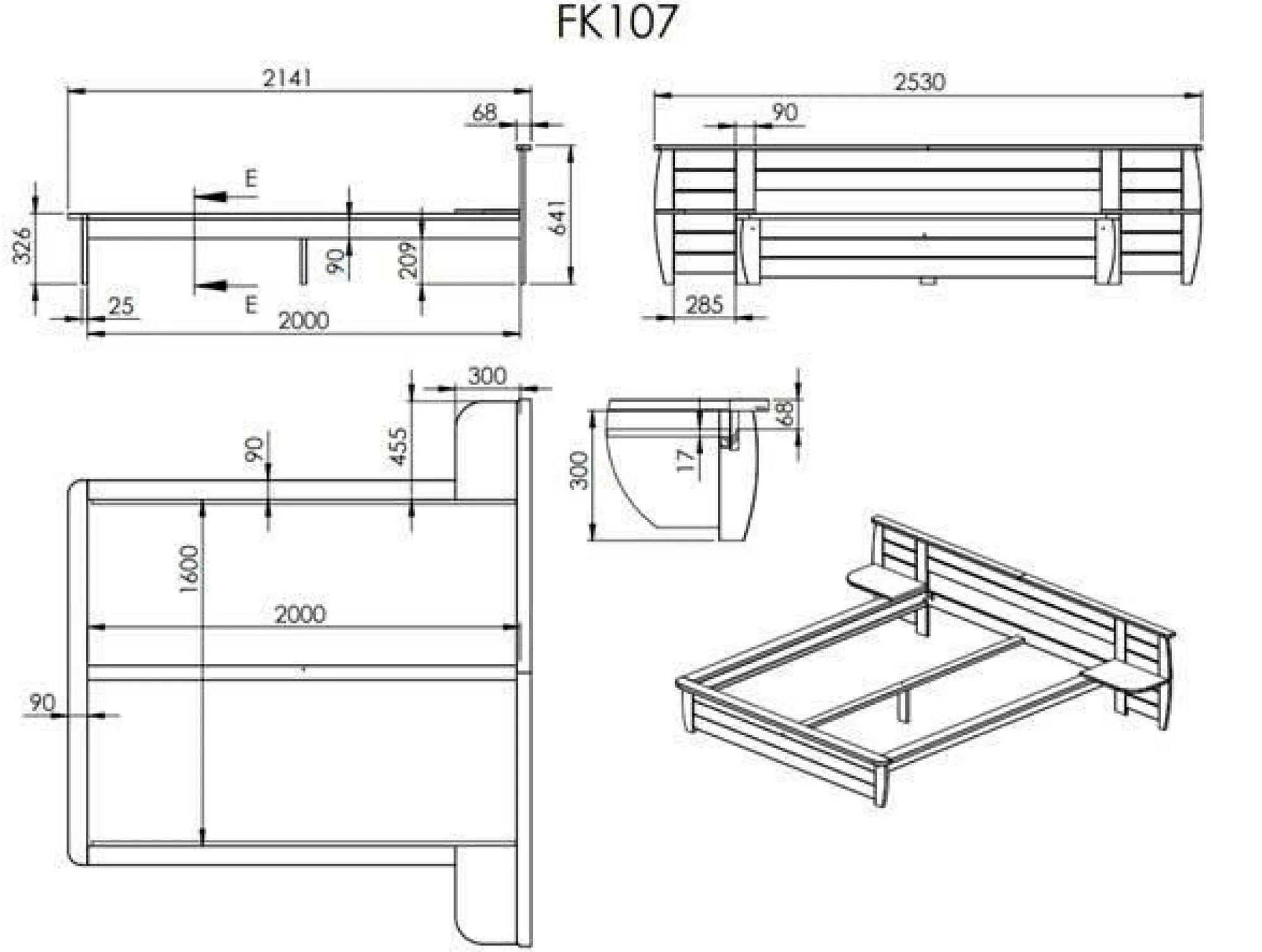 Camif Lits Avec Rangement|Lits Avec Rangement>Lit rangement Théo - - 160 x 200 cm