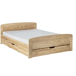 Camif Lits Avec Rangement|Lits Avec Rangement>Lit rangements bois massif Iris -