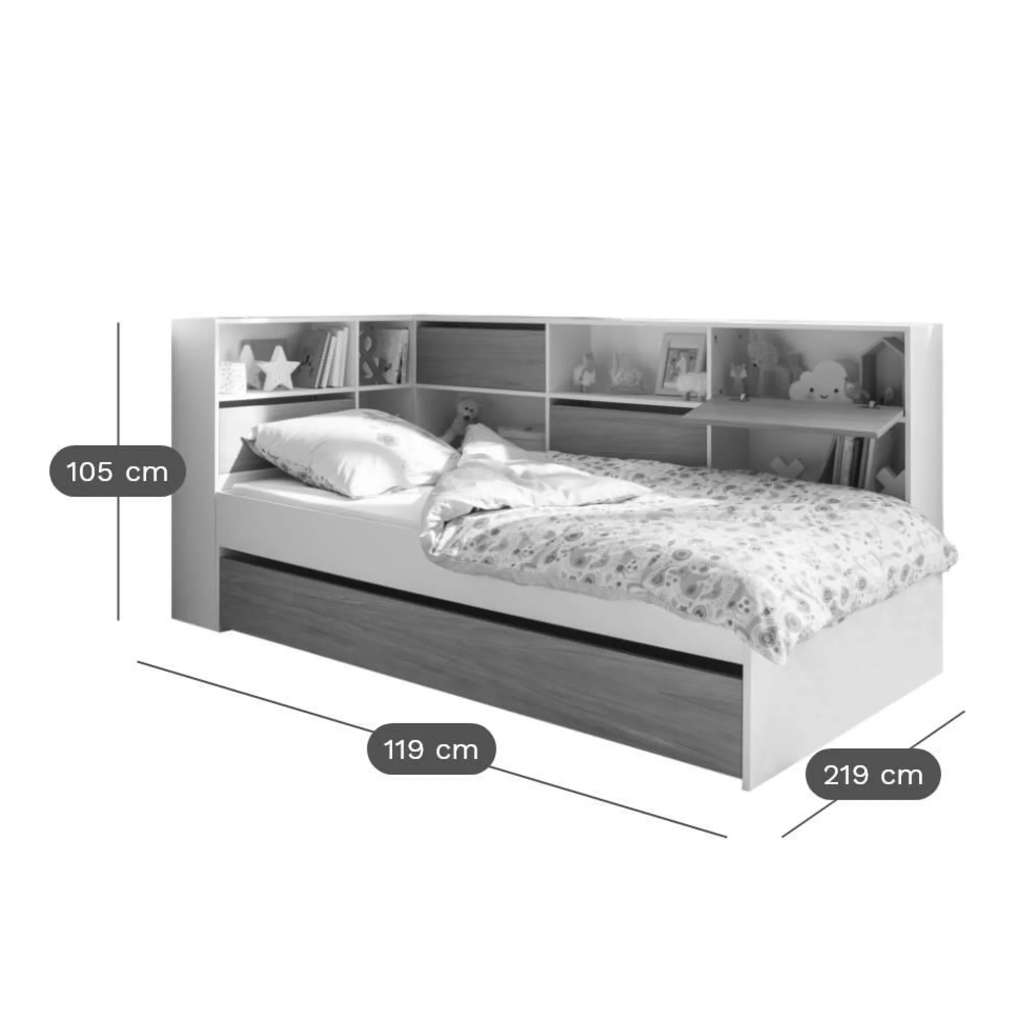 Enfant Camif Chambres Enfant|Chambres Enfant>Lit Séraphin -