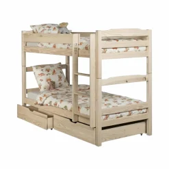 Enfant Camif Chambres Enfant|Chambres Enfant>Lits superposés séparables Iris+ lot de 2 tiroirs -