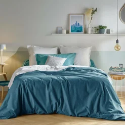 Camif Draps Housse>Lot de 2 draps housses bonnet 33 cm coton bio Fil & Sens - - 160 x 200 cm