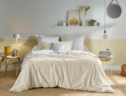 Camif Draps Housse>Lot de 2 draps housses matelas épais coton bio Fil & Sens - - 140 x 190 cm