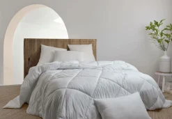 Camif Oreillers|Oreillers>Lot de 2 oreillers plats recyclés Pacôme, - 45 x 70 cm