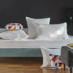Camif Protèges Oreillers|Protèges Oreillers>Lot de 2 protège oreillers molleton coton bio Mona - 50 x 70 cm
