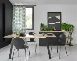Camif Rideaux Et Voilage|Rideaux Et Voilage>Lot de 2 rideaux coton Jardin Urbain - - 140 x 260 cm