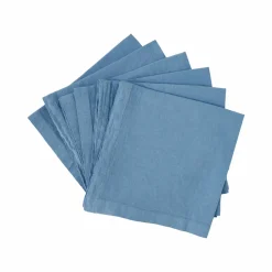 Camif Serviettes De Table|Serviettes De Table>Lot de 6 serviettes coton lin Eline - - 45 x 45 cm
