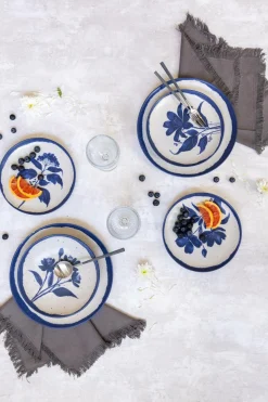 Camif Assiettes|Assiettes>MARIA PT TERRACOTA Lot de 6 Assiettes plates Sabline Campo