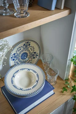 Camif Assiettes|Assiettes>MARIA PT TERRACOTA Lot de 6 Assiettes plates Vila Flore