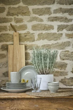 Camif Assiettes|Assiettes>MARIA PT TERRACOTA Lot de 6 Assiettes plates Canelada