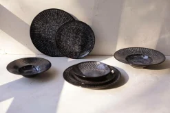 Camif Assiettes|Assiettes>MARIA PT TERRACOTA Lot de 6 Assiettes à dessert Croisé Anadia