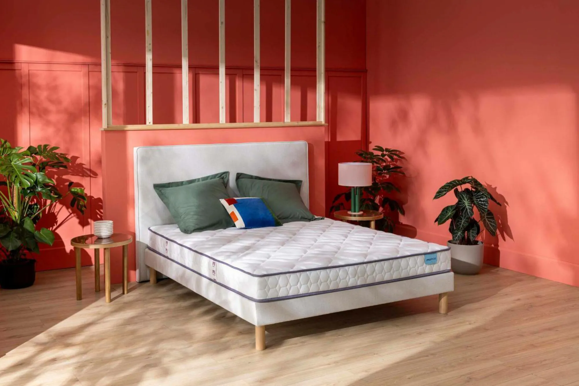 Camif Matelas 90 X 190 Cm|Matelas 140 X 190 Cm>MERINOS Matelas latex 19 cm Happy Lit - 120 x 190 cm