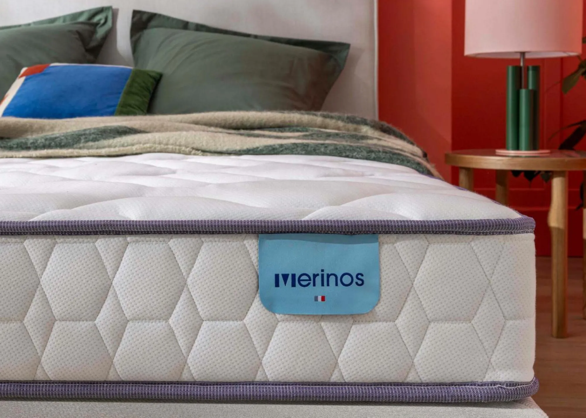 Camif Matelas 90 X 190 Cm|Matelas 140 X 190 Cm>MERINOS Matelas latex 19 cm Happy Lit - 120 x 190 cm