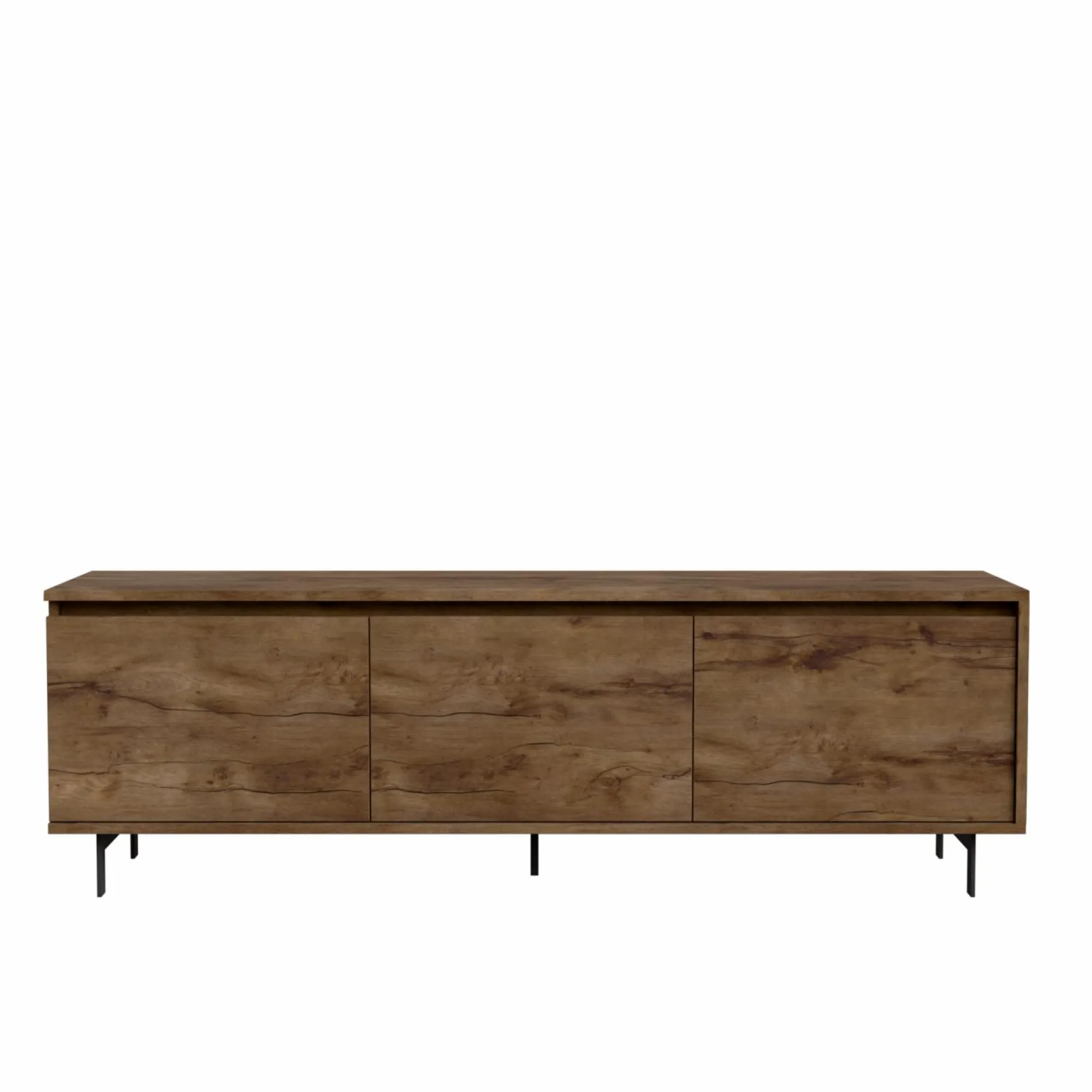 Camif Meubles Tv>Meuble TV 3 portes décor bois Gustavo -